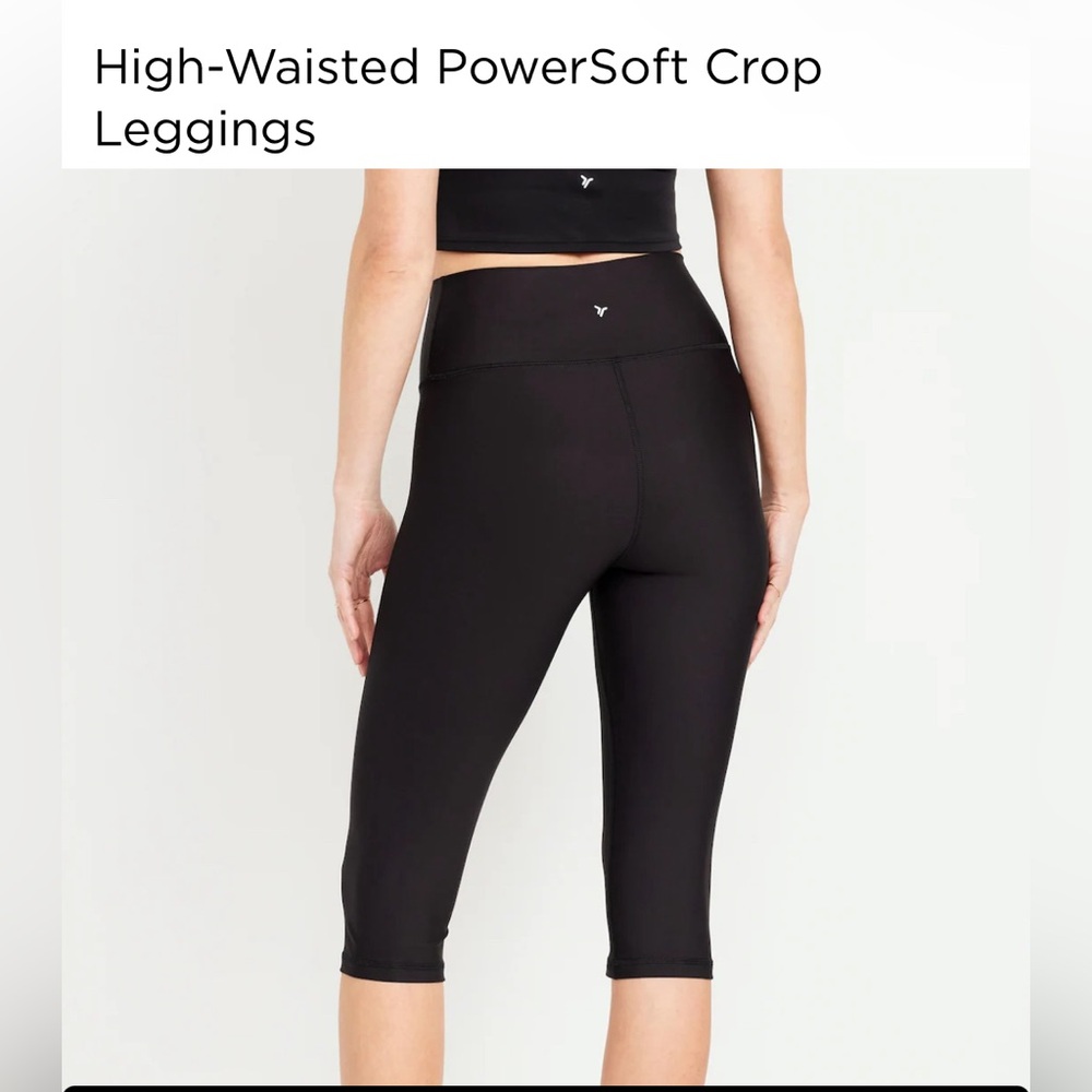 Brand new with tags High-Waisted PowerSoft Crop Leggings
